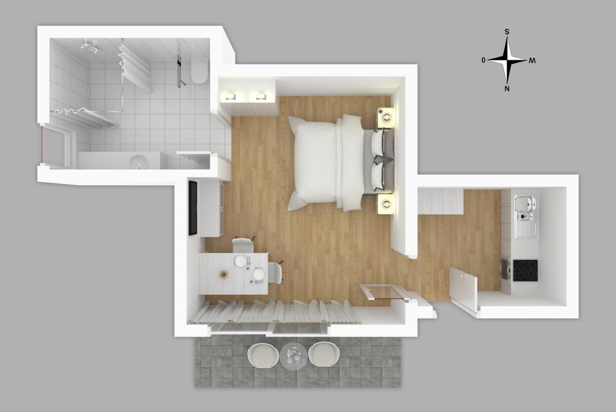 Moderne Neue Apartments Zum Wohlfuehlen Im Boardinghouse Bed & Butter Hasbergen Εξωτερικό φωτογραφία
